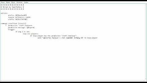 [Skript] Staff Chat/Moderator sohbeti | Shared by ZayPlays