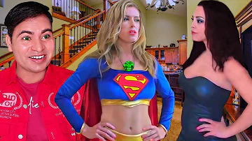 SUPERGIRL Hypnotize by Kryptonite - Defeated in 10 Seconds | Superheroine | Rocky Jackson 007