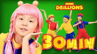 Chicky, Cha-Cha, Lya-Lya, Boom-Boom con Mini DB | Mega Compilación | D Billions Canciones Infantiles