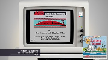 Calixto Island - Mark Data Products, 1984 - IBM PC (4K)