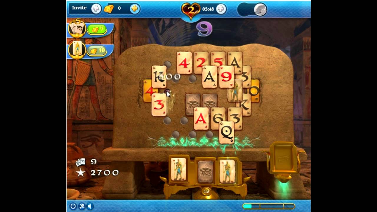 Pyramid Solitaire Saga level 25, 3 stars 😈