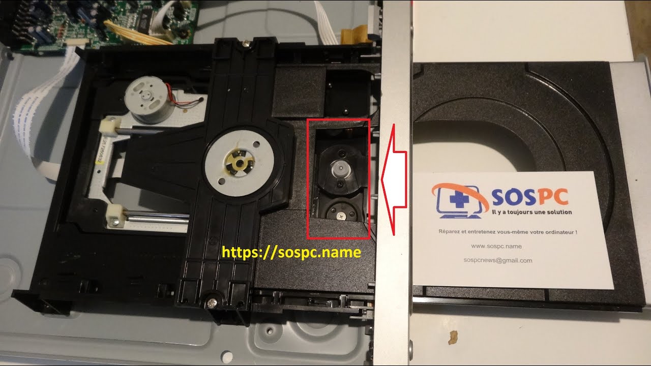 Lecteur DVD LG DV6932NC problème de tiroir