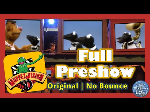 Muppet Vision 3D Preshow | Walt Disney World | Hollywood Studios | Muppet Prop Shop | 4K No Bounce