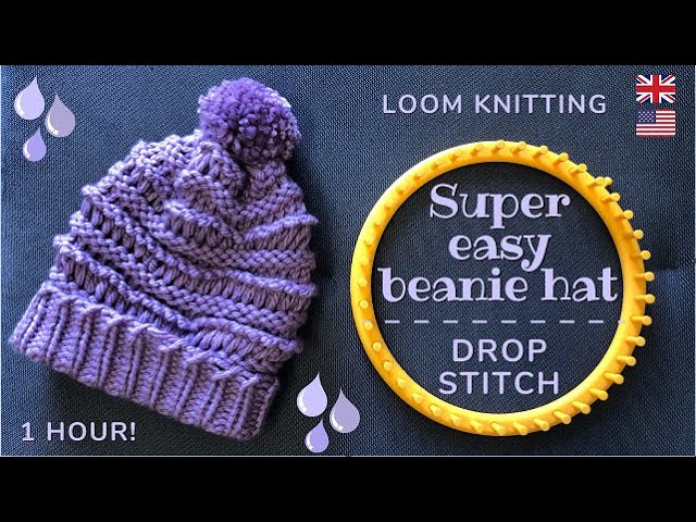 DIY Loom Knit Pom Pom Hat — Homebody DIY