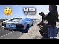 V12 Lamborghini Aventador Flyby The Dog Wasn&#39;t Ready