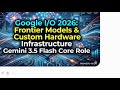 Google I/O 2026: Frontier Models &amp; Custom Hardware Infrastructure Gemini 3.5 Flash Core Role (Part 1
