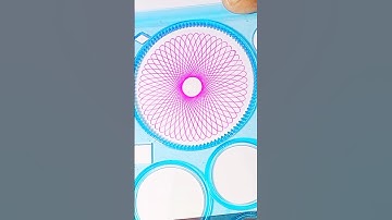 how many rotations did the pen make in total? ?? #spirograph #2025 #shorts