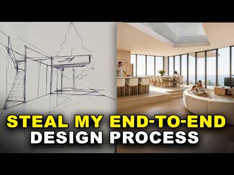 Steal My End-To-End Architectural Design Process! No Gatekeeping | Ft. @lovart.ai