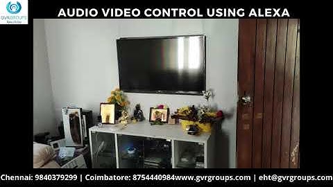 Audio Video Control Using Alexa | GVR Groups | AV Automation