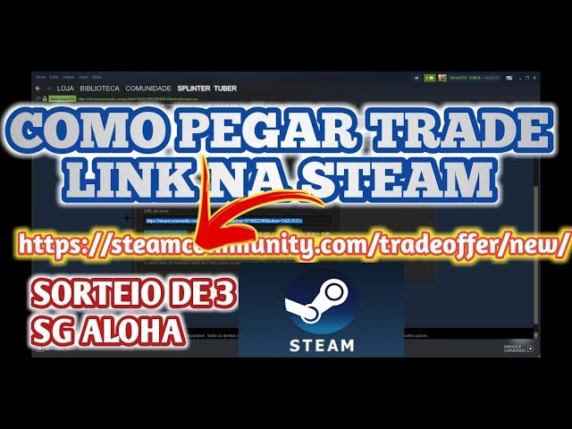 Como pegar um Steam Trade Link para troca de itens na plataforma