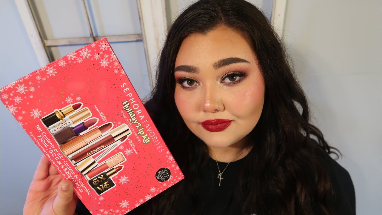 Sephora Favorites Holiday Lip Kit 2022 Review & Lip Swatches
