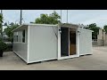 Factory Wholesales Two Bedrooms Folding Expandable Container Home for Sales