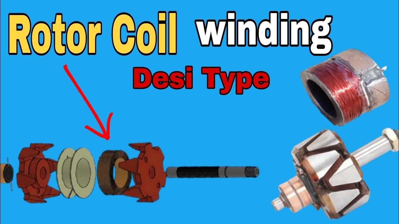Alternator Rotor Coil Winding Desi Type Generator Rotor Coil