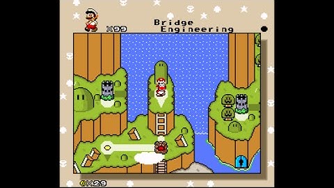 [SMW Hack - JUMP (Janked Up Mario Party)] 4-7(N): Bridge Engineering