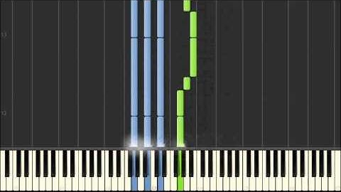 Nursery Rhyme Piano - Row Row Row Your Boat [Synthesia]