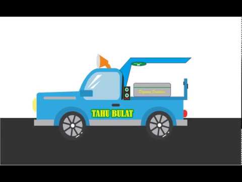 Animasi  2D  Pendek Mobil Tahu Bulat YouTube