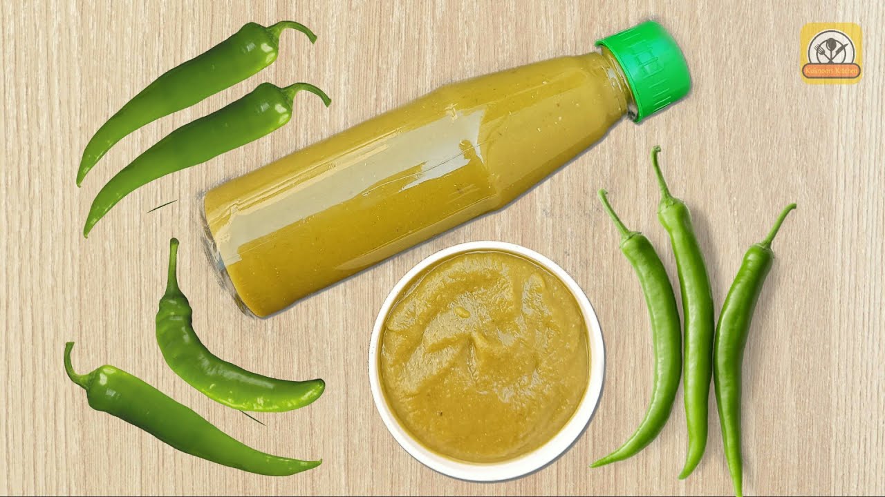Homemade Green Chilli Sauce Recipe Chilli Sauce Recipe Green Chilli Maxresdefault