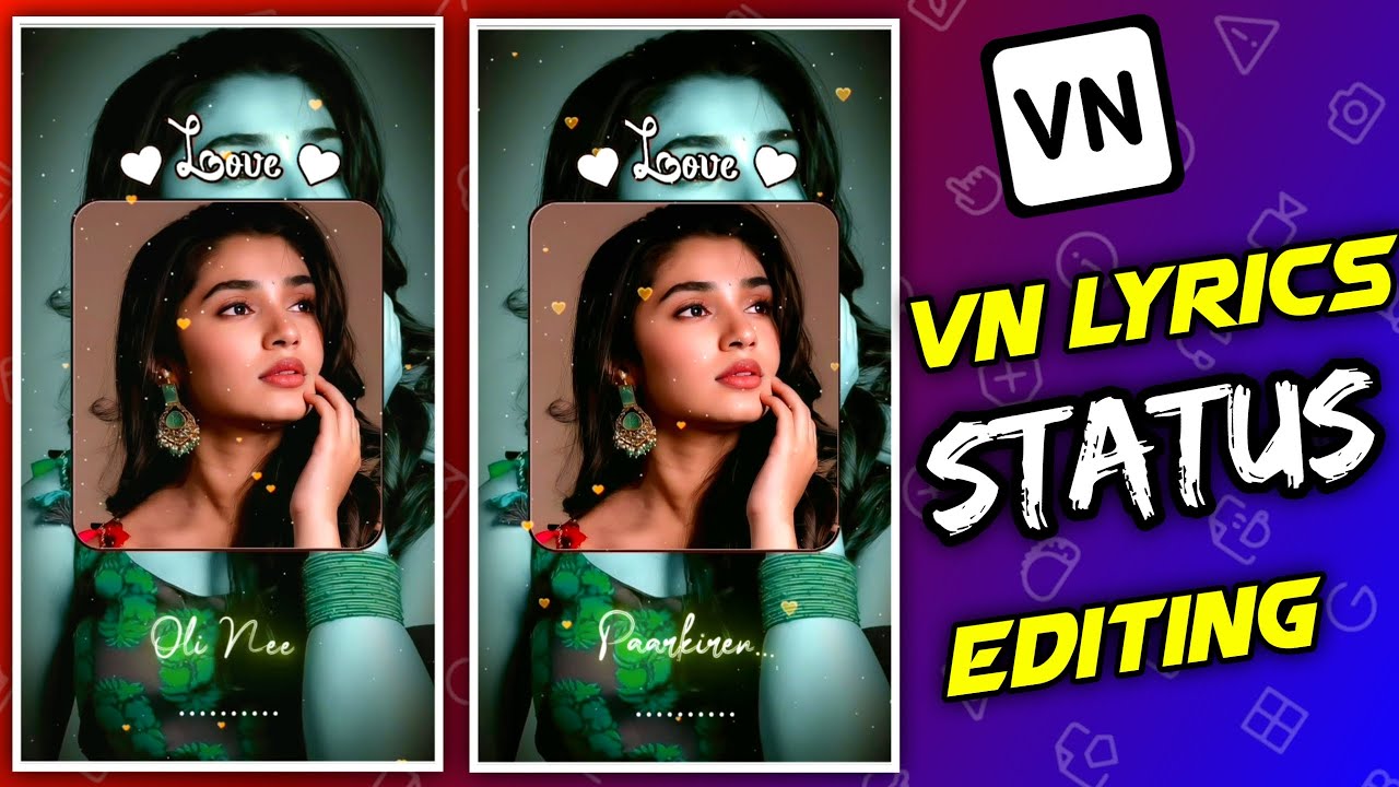 VN Video Editor Lyrics Status Editing Tamil ⚡ VN status video editing