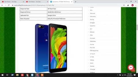Download Symphony i74 Flash File Firmware