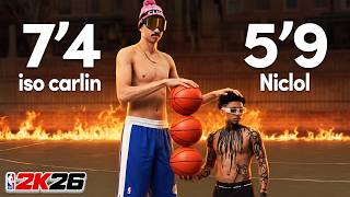 7’4 and 5’9 Took Over the 2s Court in NBA 2K26 ft. Niclol
