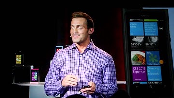 Windows Phone Demonstration during Microsoft Keynote at CES 2012