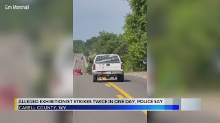 Alleged exhibitionist strikes twice in one day, police say