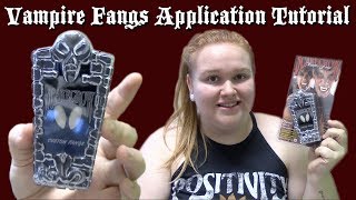 How To Apply Scarecrow Brand Custom Fangs | "Classic Deluxe Vampire Fangs" | Tutorial