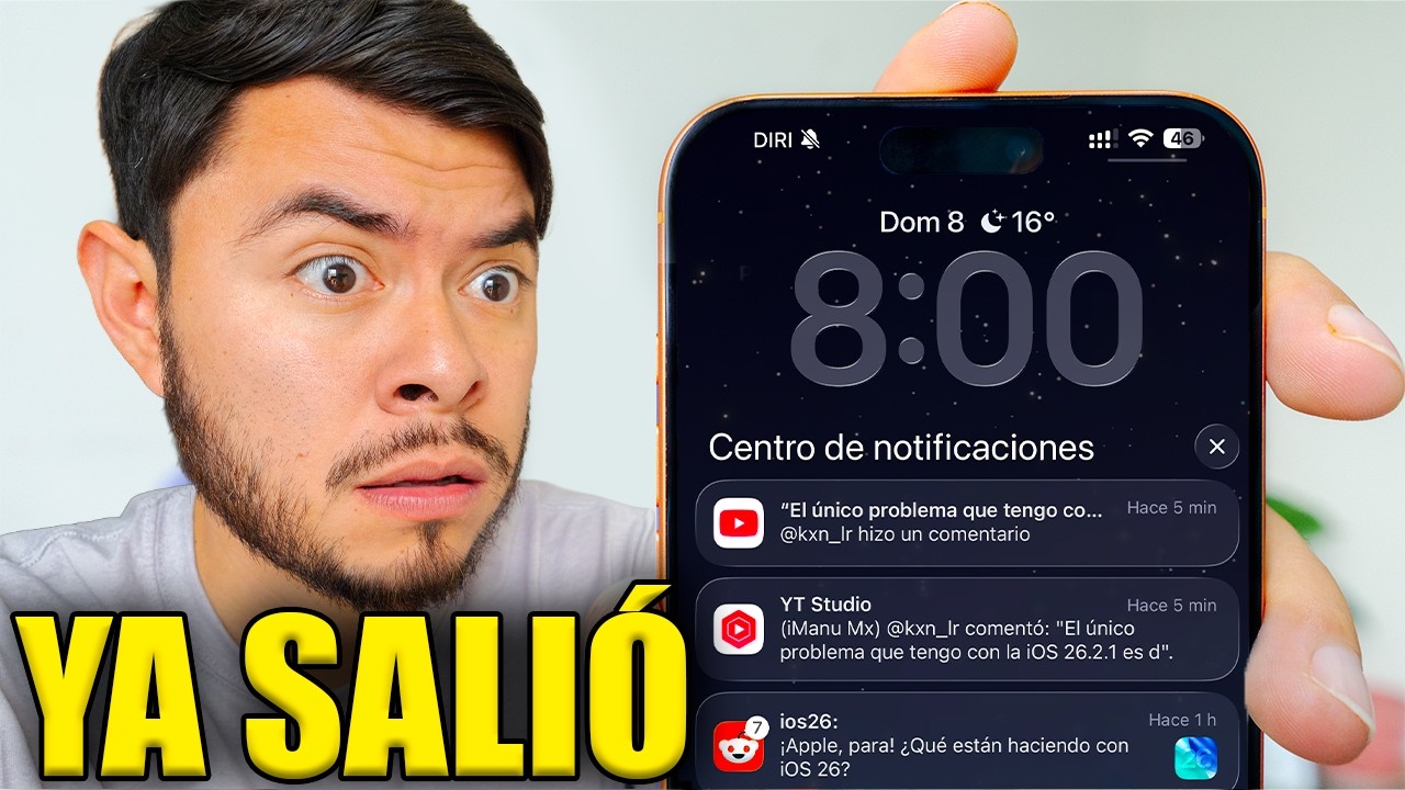 YA SALIÓ iOS 26.3 para Todos!! 🔥 La batería...ha mejorado?! 🤩