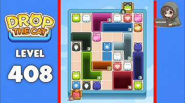 Drop The Cat level 408 solution