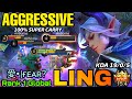 MVP 15,4 Points Ling Aggressive Play - Top 1 Global Ling by 愛•|ғᴇᴀʀ? - Mobile Legends Bang Bang