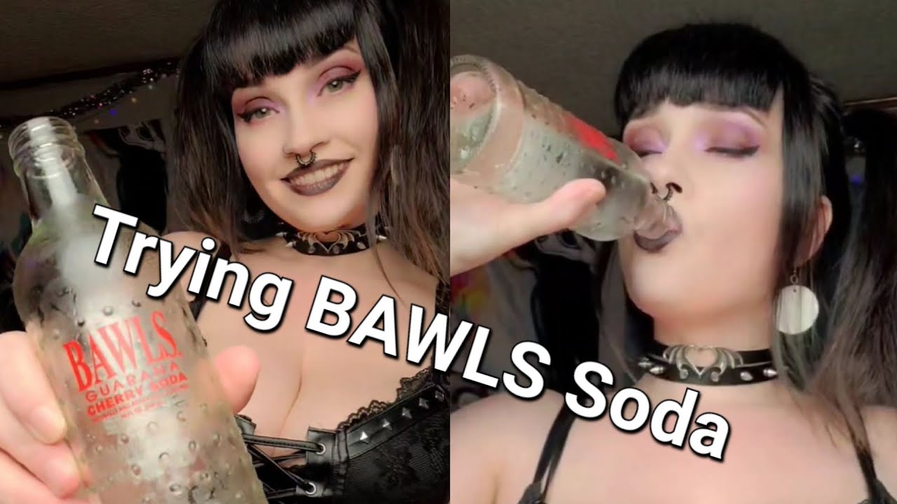 Trying BAWLS Cherry Soda
