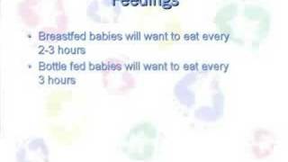 Feeding your new baby