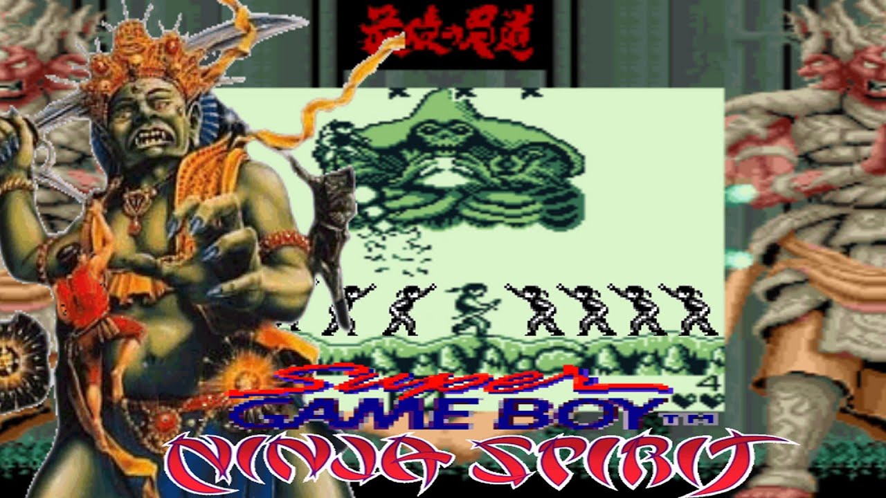 Ninja Spirit (最後の忍道 ☆ Saigo No Nindou) SGB Enhanced (Super