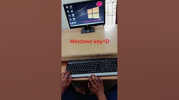 How to minimize a window with keyboard #shortcut #shorts