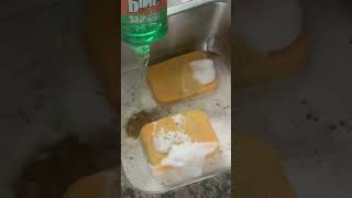 Pine squeezes are the best #spongerinse #asmr #mindcleanse #asmrsoap #cleanwithme #pinesol