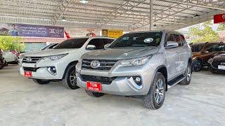 💥รีวิวรถยนต์มือสอง TOYOTA FORTUNER รถครอบครัว 7 ที่นั่งยอดนิยมสวยทั้ง 2 รุ่น 2.4 และ 2.8 4WD ปี 2018