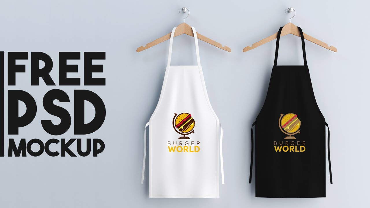 Download How To Make Realistic Apron Mockup Free Psd Mockup Adobe Photoshop Cc Youtube