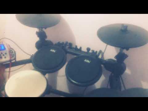 ลายพิณ สายเขียว ซาหลงบั้ง กีตาร์พิณ |cover Drums By.top|
