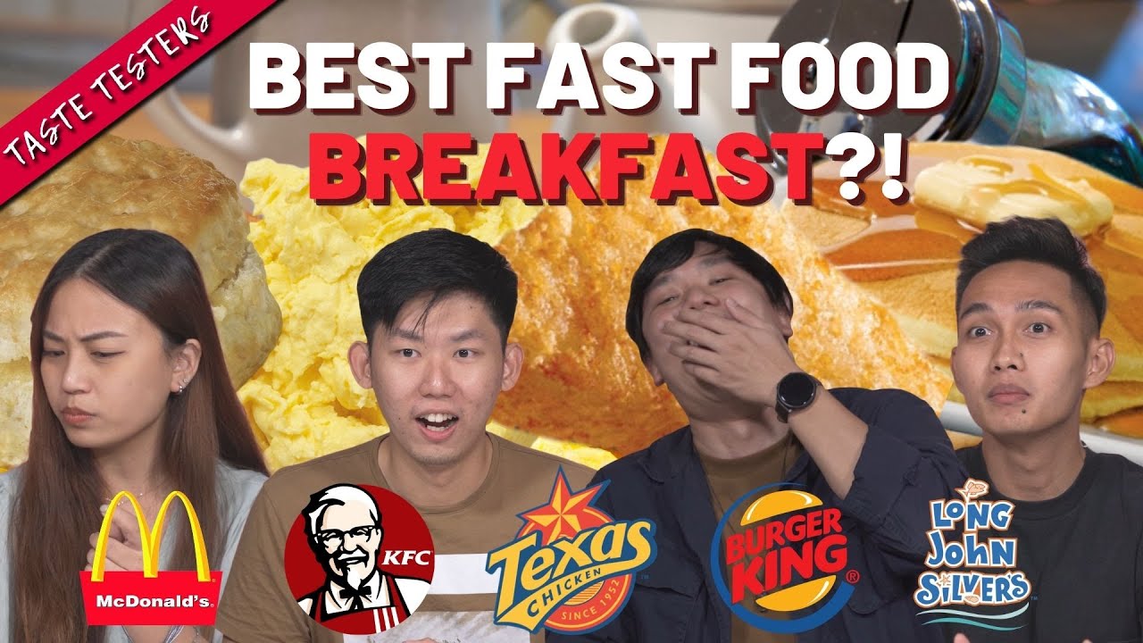 Best FastFood Breakfast Platters in Singapore Taste Testers EP 122