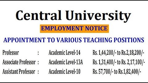 Permanent Assistant Professor Recruitment Notification in Govt. College with UGC 7th CPC Rs 57K pm