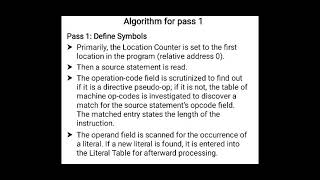 System Software Unit 2 Assemblers