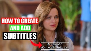 How to add subtitles permanently to a movie | How to create subtitle for videos, create an SRT file screenshot 3
