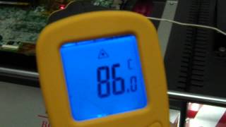 DIAMAX S.R.L. Verifica Termocoppie Jovy Systems Re-8500 con Termometro Laser