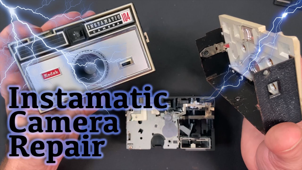 Vintage Kodak Camera Repair Making an Instamatic 104 Frankenstein