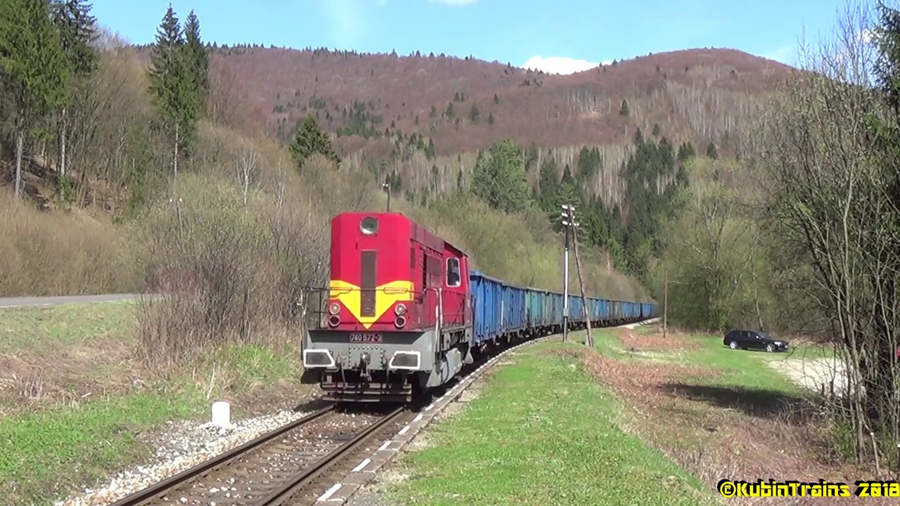 Nákladní vlaky na Oravě, 14.4.2018