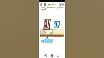 Brain out | Level 211 | Thirsty, may I have a glass of water