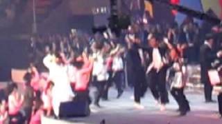 Nathan Hartono and Lian Kim Selby performing at Asian Youth Games