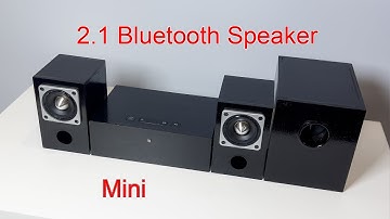2.1 bluetooth speaker system | Mini Bluetooth speaker | How to make bluetooth speaker