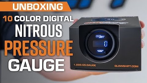 Unboxing | GlowShift 10 Color Digital Series Nitrous Pressure Gauge