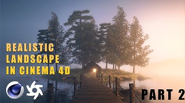 Create A Realistic Landscape In Cinema 4D & Octane // Part 2